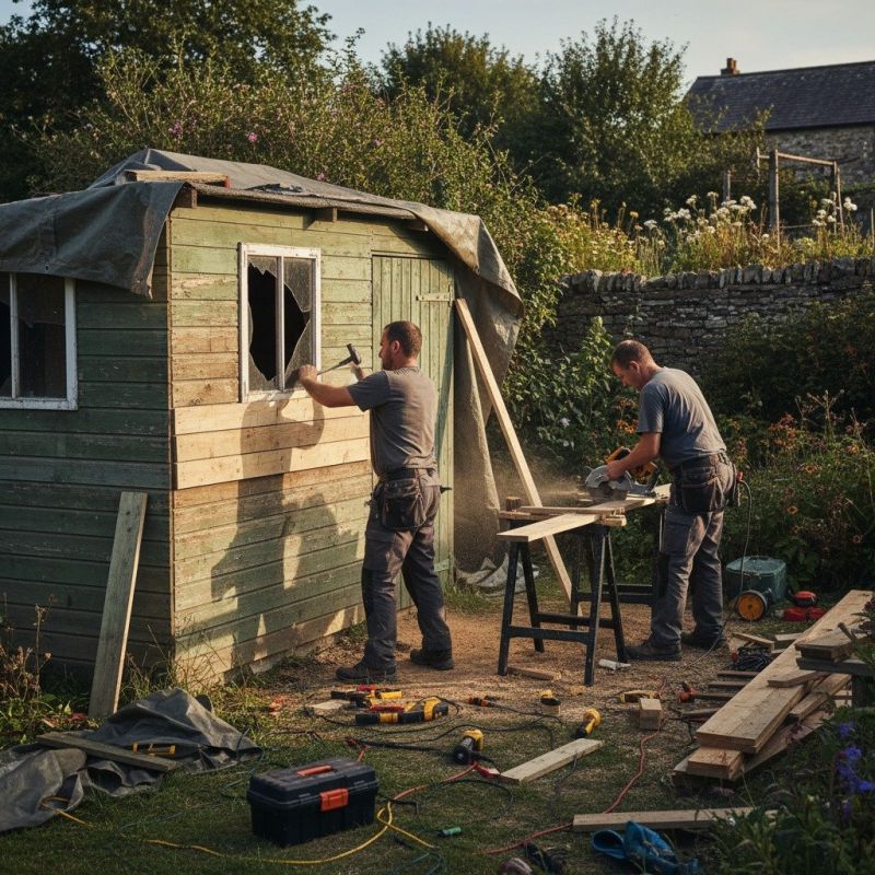 Outdoor Shed Installation
