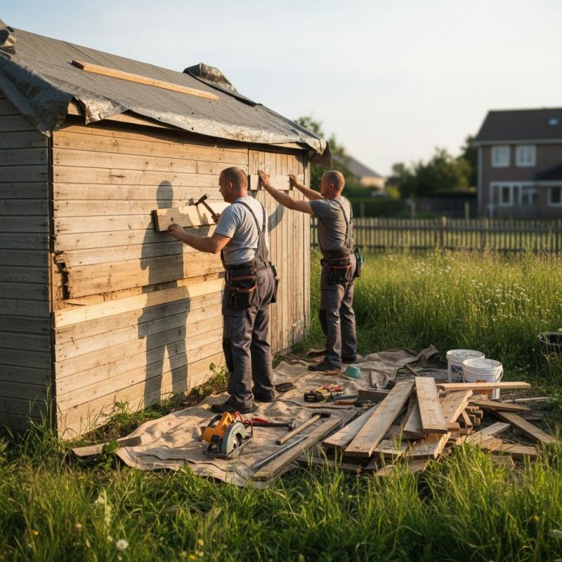 Outdoor Shed Installation